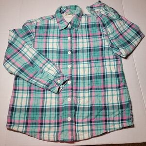 Riders By Lee Womens Fleece Lined Flannel‎ Shacket Size Medium